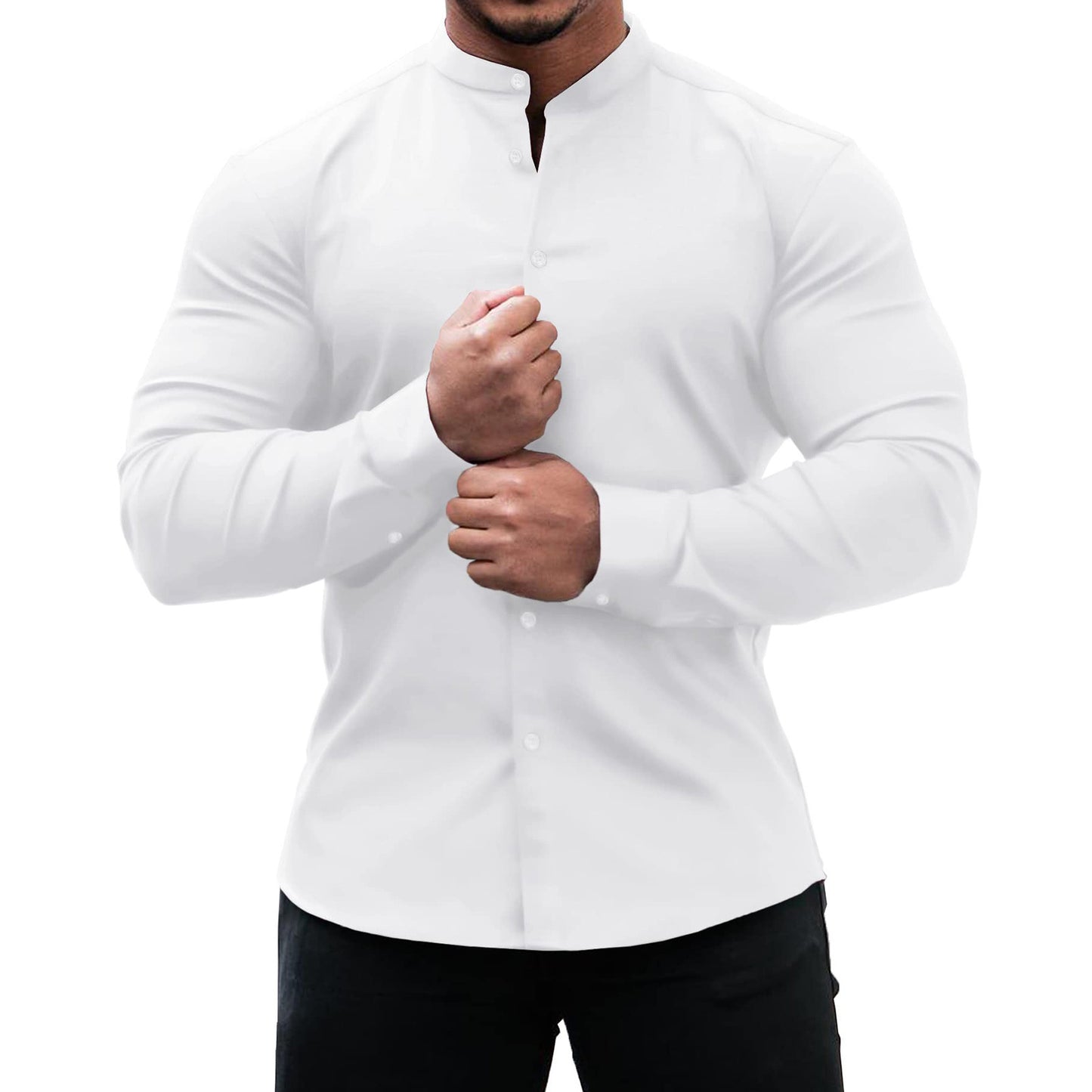 Long Sleeve Shirt slim men's clothing